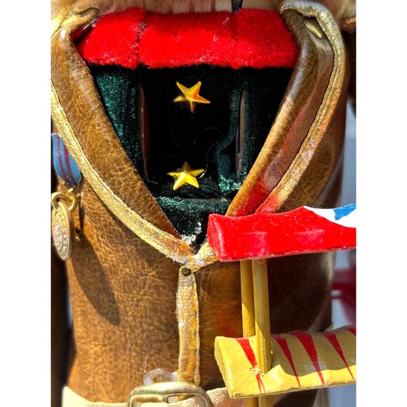 Vintage Bombay Company Aviator Nutcracker Pilot with Model Plane 18" 1990s w Box - Picture 13 of 16